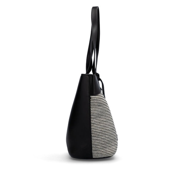 Remonte Q0759-02 Black & White Tote Bag