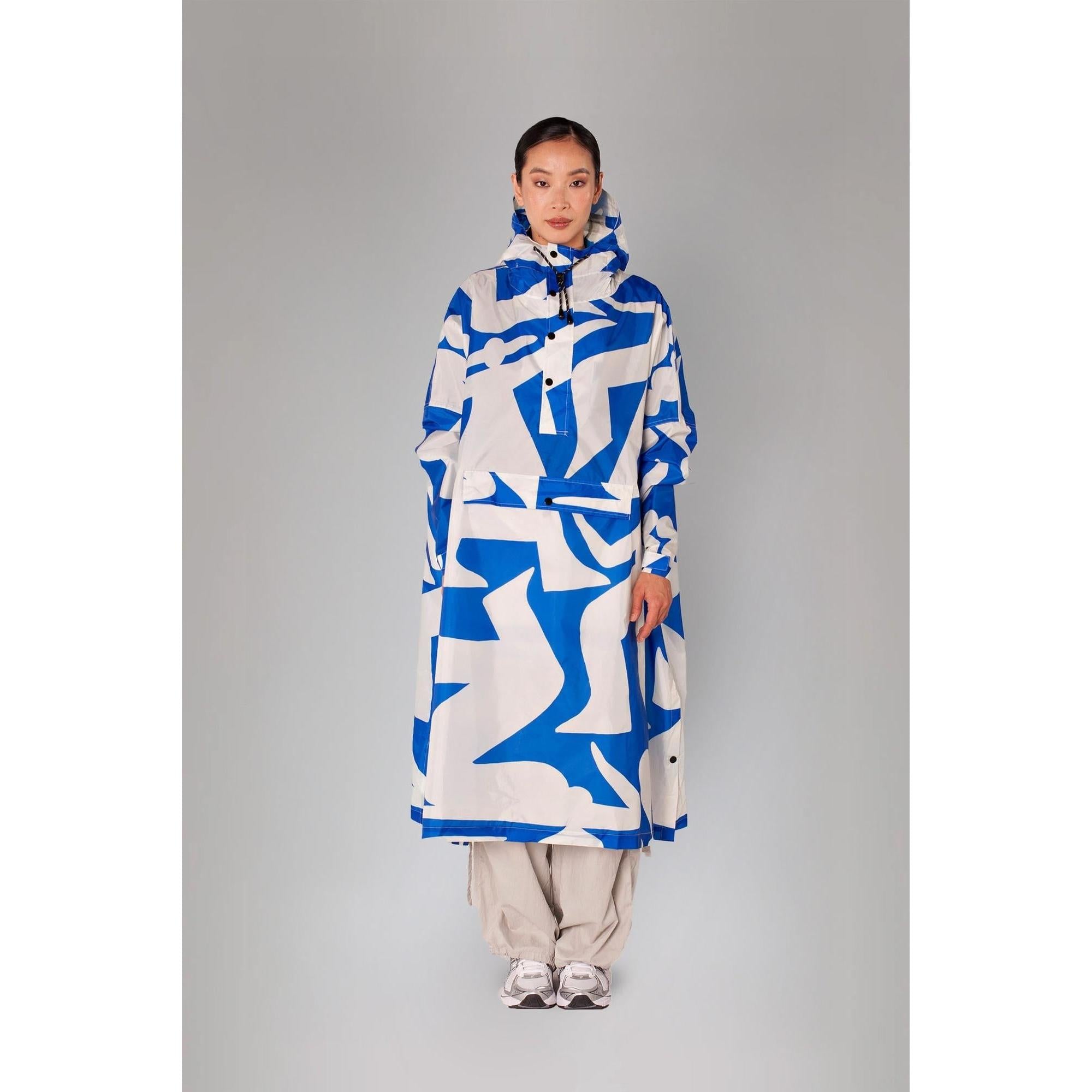 Rainkiss Timo Kuilder 'Blue Dance' - Rain Poncho