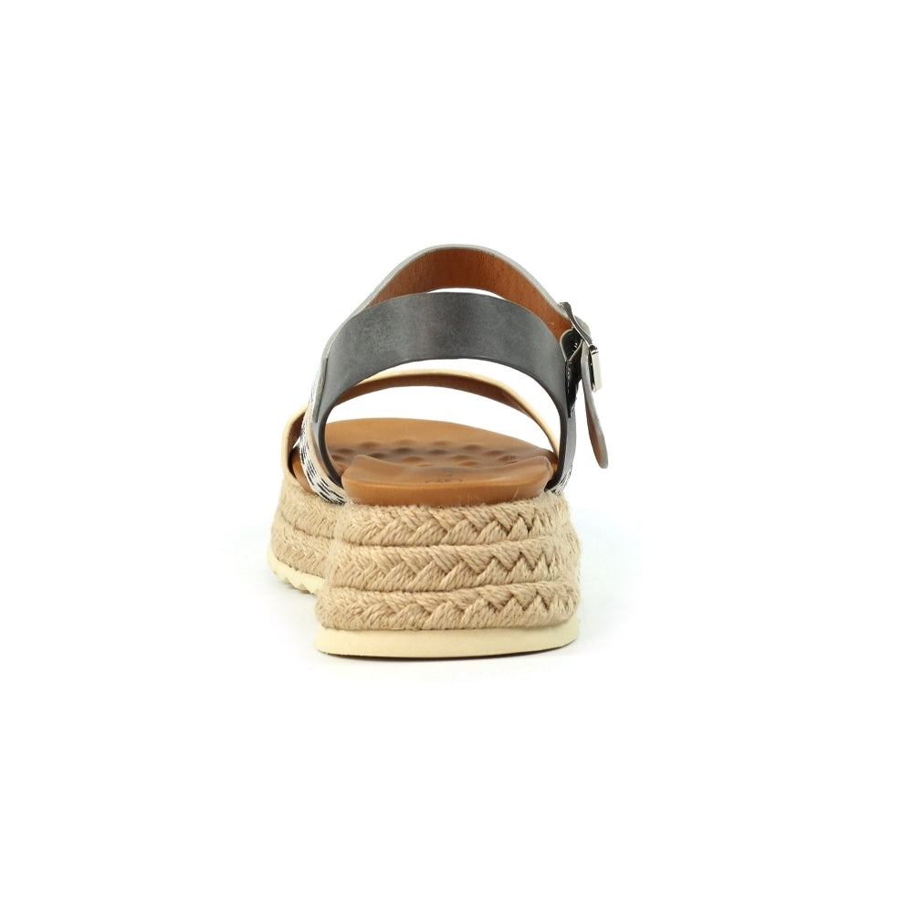 Lunar JLH493 Summer Ladies Beige Other Buckle Sandals