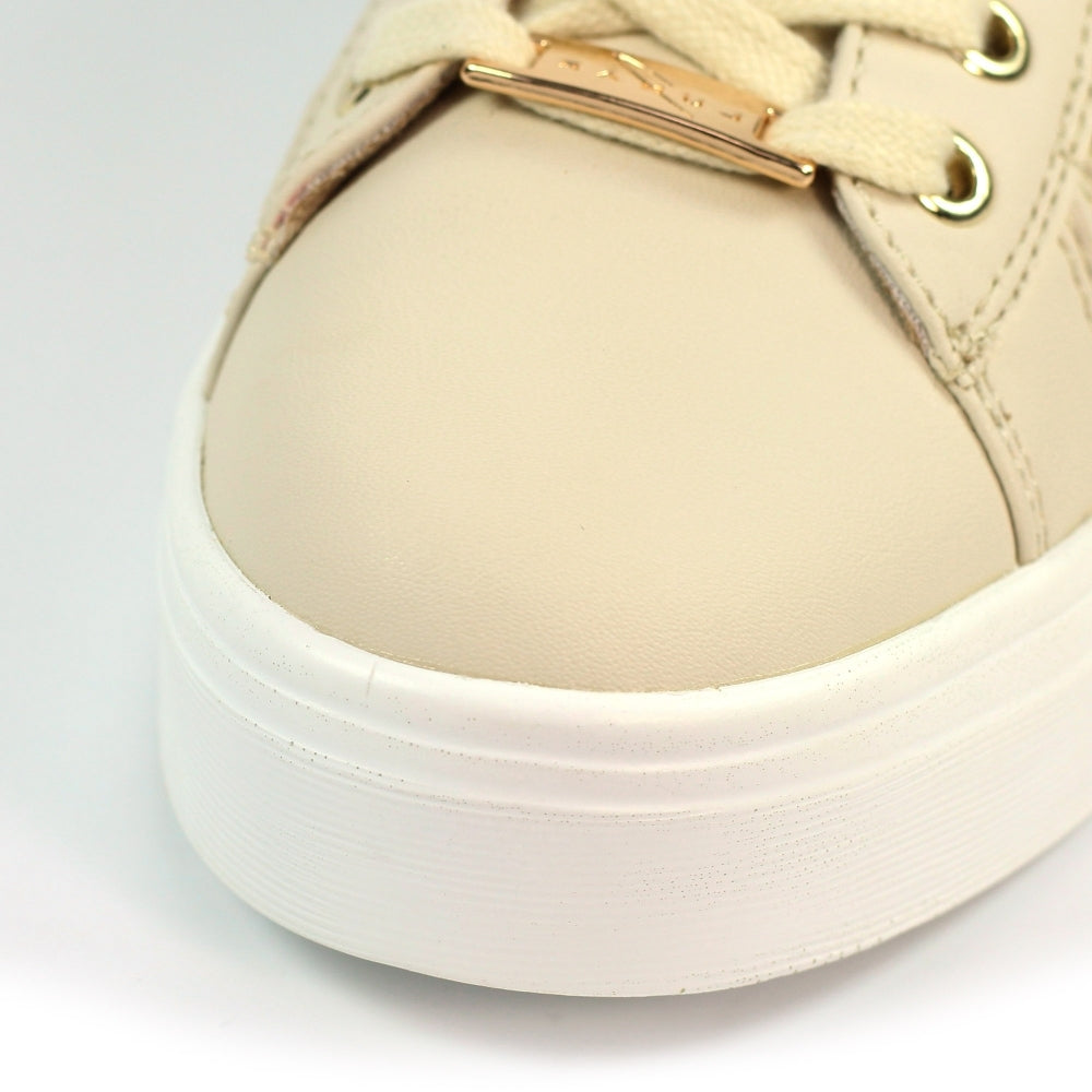 Lunar DLB052 Xenon Ladies Cream Other Lace Up Trainers