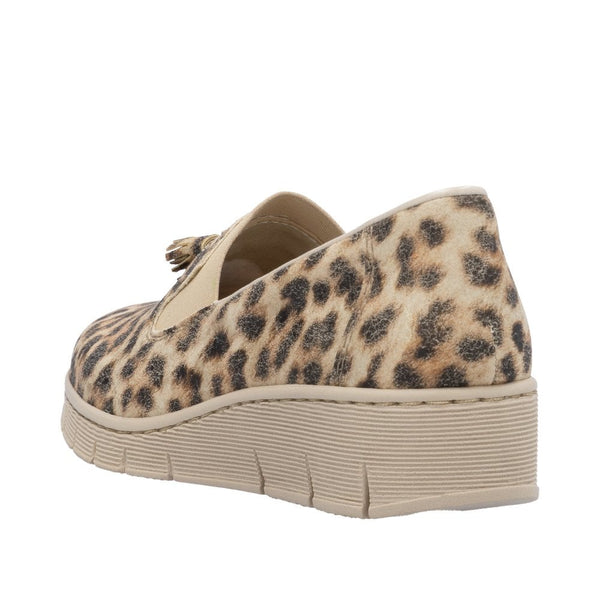 Rieker 53751-20 Ladies Narrow Beige Other Elasticated Shoes