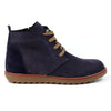 Lunar GLR010 Cheryl Ladies Navy Nubuck Leather Lace Up Ankle Boots
