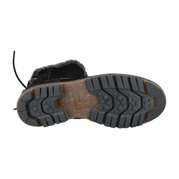Josef Seibel Waylon 03 Ladies Black Leather Waterproof Side Zip Ankle Boots, product detail view.