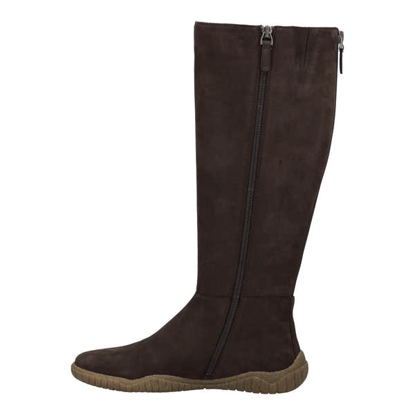 Josef Seibel Wynona 14 Ladies Brasil Leather Side Zip Mid-Calf Boots, opposite side view.