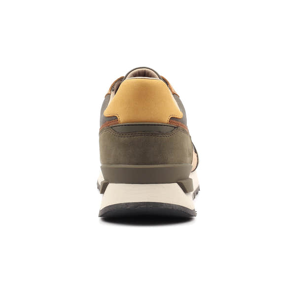 Lazy Dogs BMR006 Tommy Mens Khaki Green Lace Up Trainers, alternate product view 6.