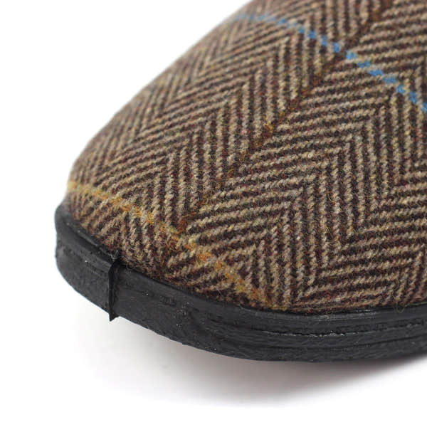 Lazy Dogs KMD106 Harrison II Mens Brown Textile Memory Foam Slippers, alternate product view 10.