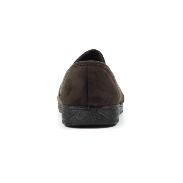 Lazy Dogs KMD106 Harrison II Mens Brown Textile Memory Foam Slippers, alternate product view 6.