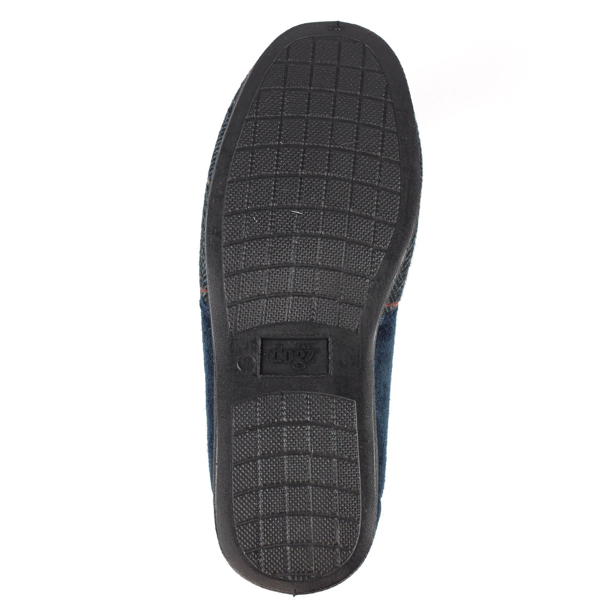 Lazy Dogs KMD106 Harrison II Mens Navy Blue Textile Memory Foam Slippers, alternate product view 10.