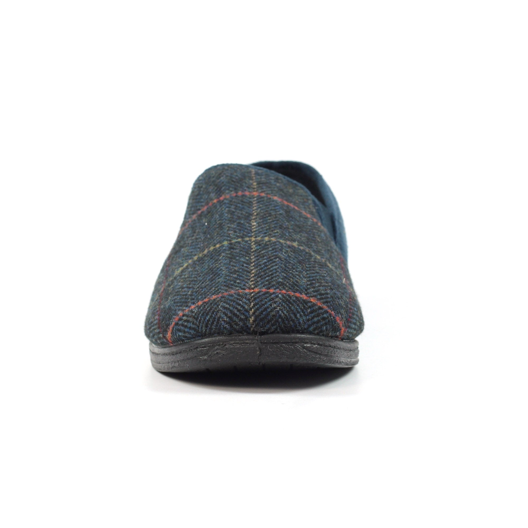Lazy Dogs KMD106 Harrison II Mens Navy Blue Textile Memory Foam Slippers, alternate product view 6.