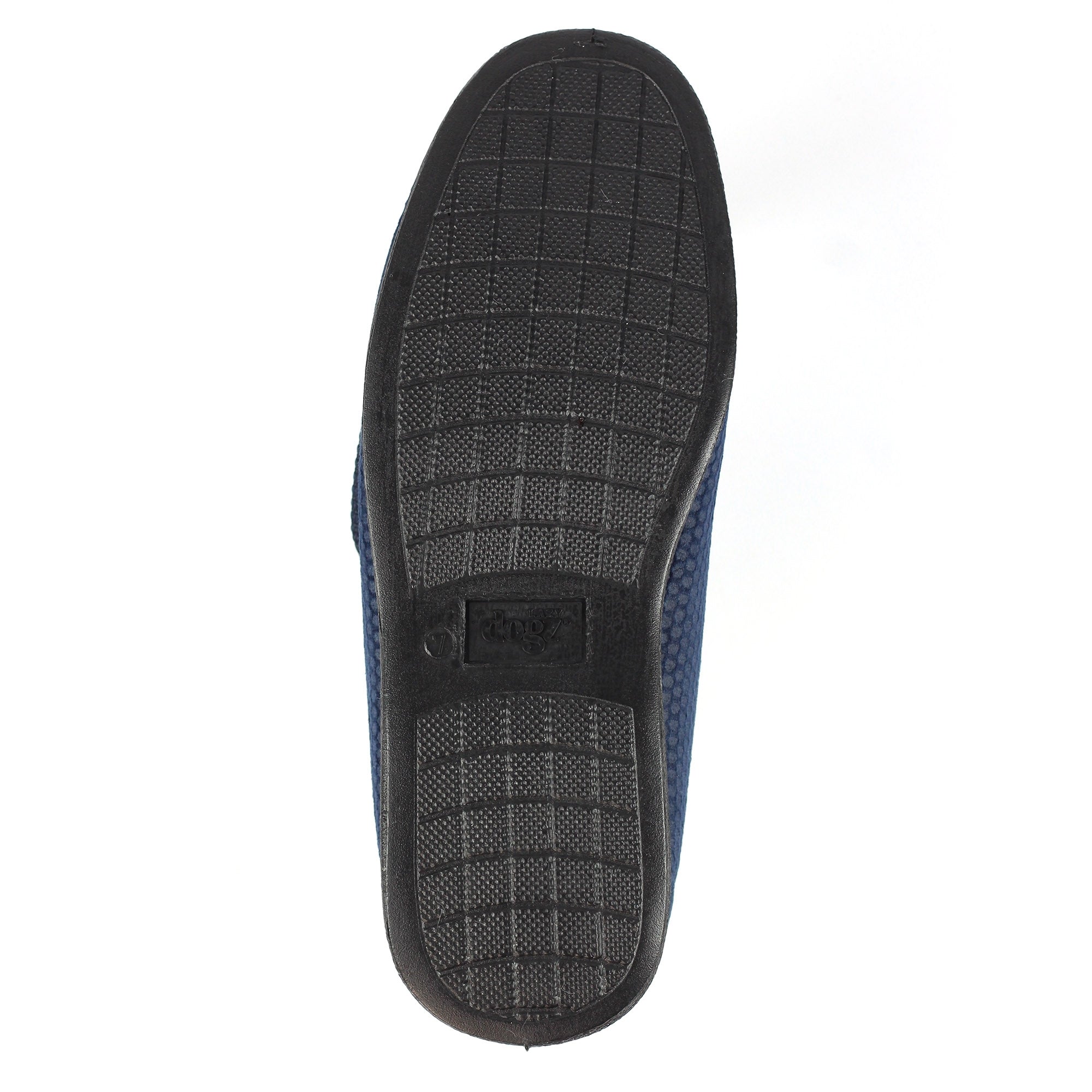 Lazy Dogs KMD108 Columbus III Mens Navy Blue Textile Touch Fastening Slippers, alternate product view 10.