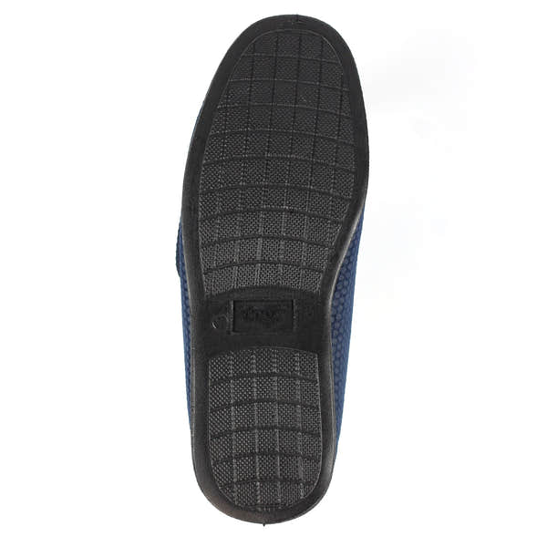 Lazy Dogs KMD108 Columbus III Mens Navy Blue Textile Touch Fastening Slippers, alternate product view 10.