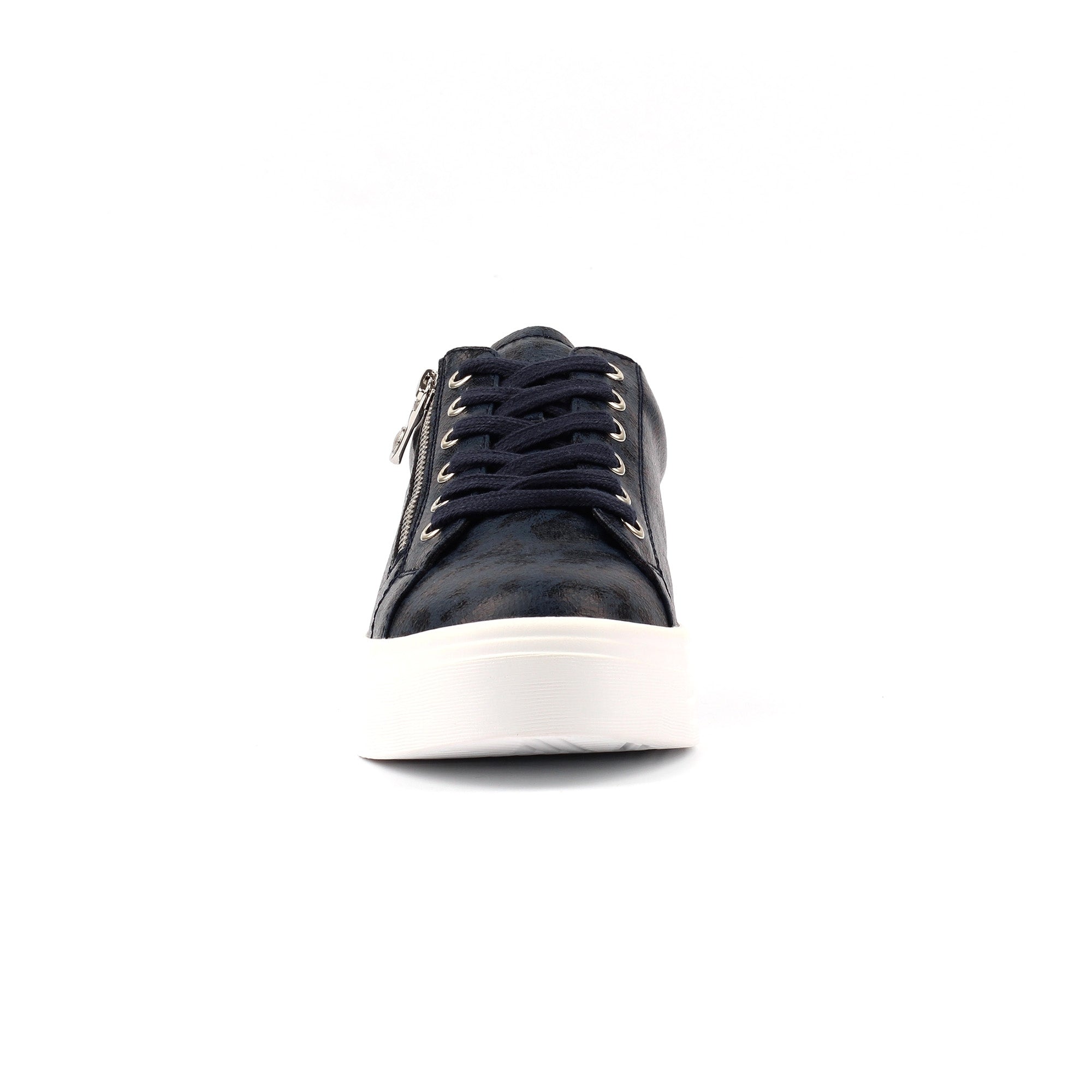 Lunar DLB100 Charm II Ladies Navy Blue Side Zip Trainers, alternate product view 4.