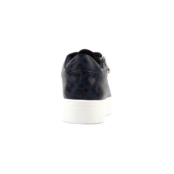 Lunar DLB100 Charm II Ladies Navy Blue Side Zip Trainers, alternate product view 5.
