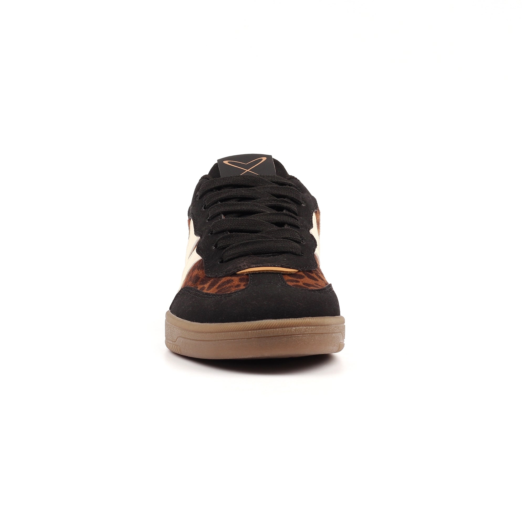 Lunar DLB213 Jersey Ladies Black Lace Up Trainers, alternate product view 5.