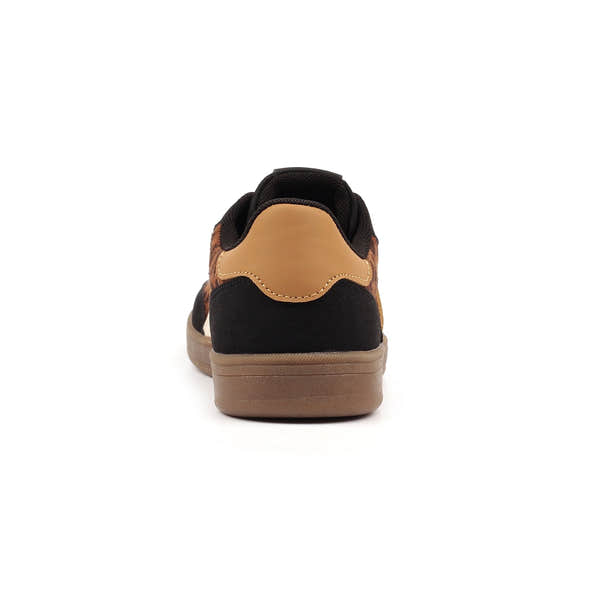 Lunar DLB213 Jersey Ladies Black Lace Up Trainers, alternate product view 6.