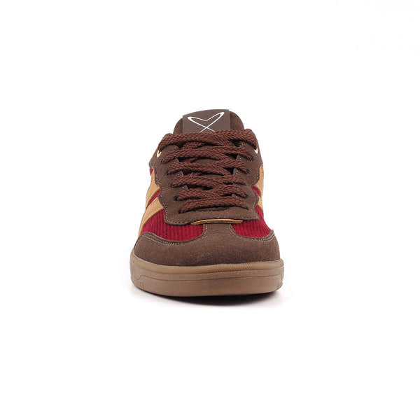 Lunar DLB213 Jersey Ladies Brown Lace Up Trainers, alternate product view 5.