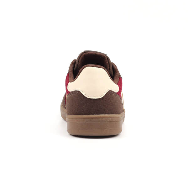 Lunar DLB213 Jersey Ladies Brown Lace Up Trainers, alternate product view 6.