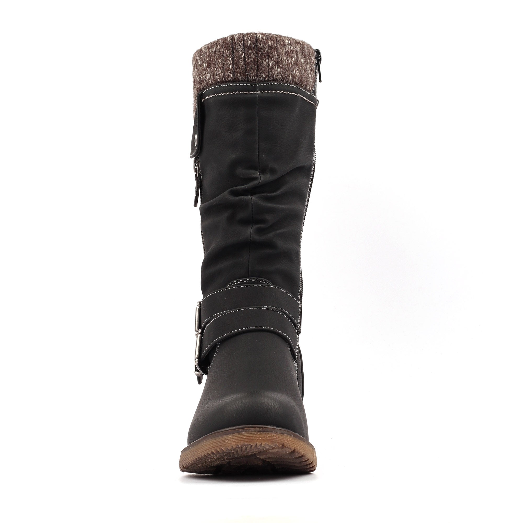 Lunar GLB134 Peyton Ladies Black Waterproof Side Zip Knee High Boots, alternate product view 6.