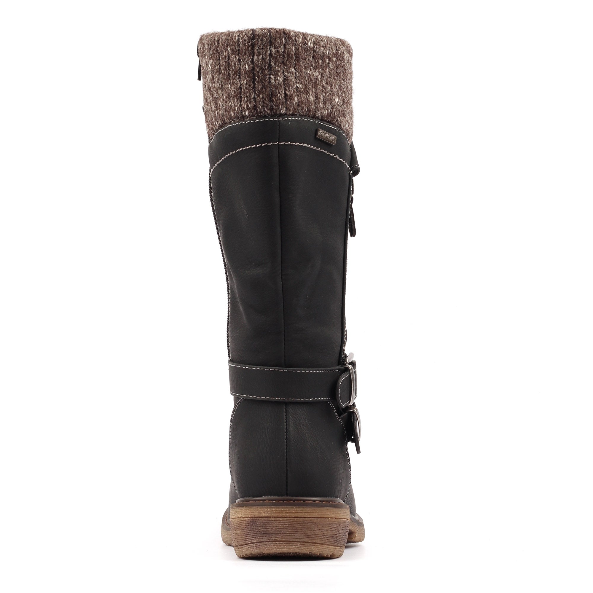 Lunar GLB134 Peyton Ladies Black Waterproof Side Zip Knee High Boots, alternate product view 7.