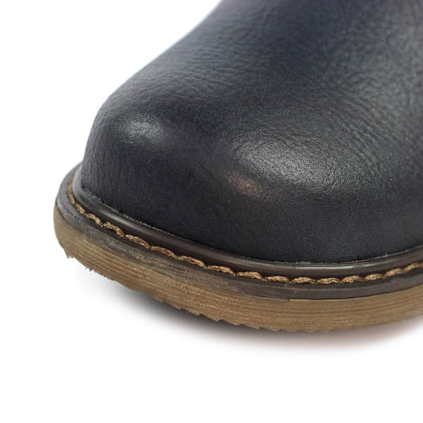 Lunar GLB216 Chime III Ladies Navy Blue Waterproof Ankle Boots, alternate product view 9.