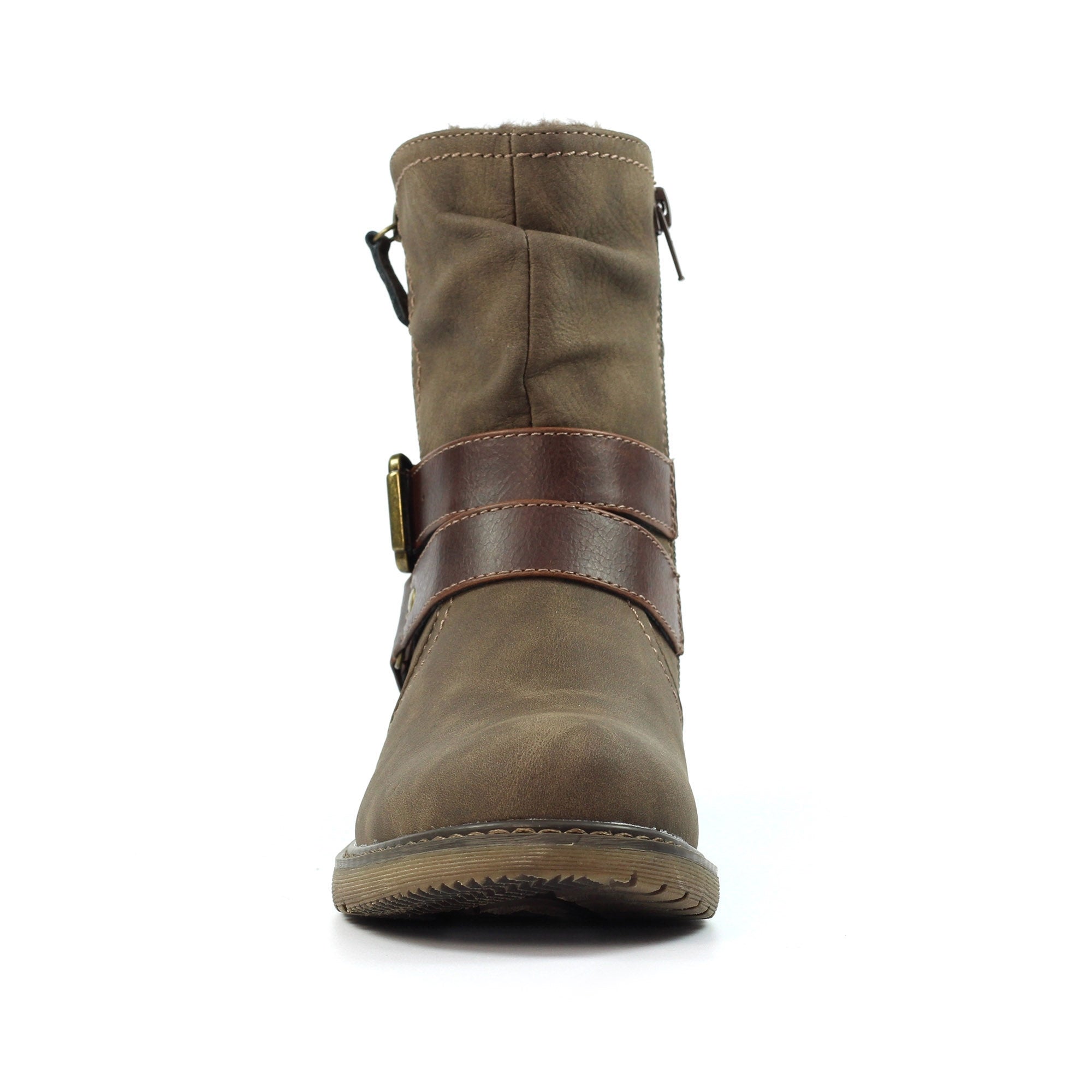 Lunar GLB216 Chime III Ladies Taupe Waterproof Ankle Boots, alternate product view 5.