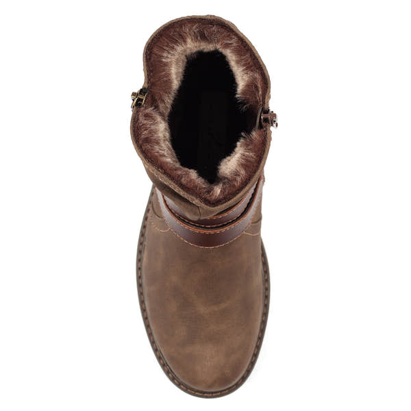 Lunar GLB216 Chime III Ladies Taupe Waterproof Ankle Boots, alternate product view 8.