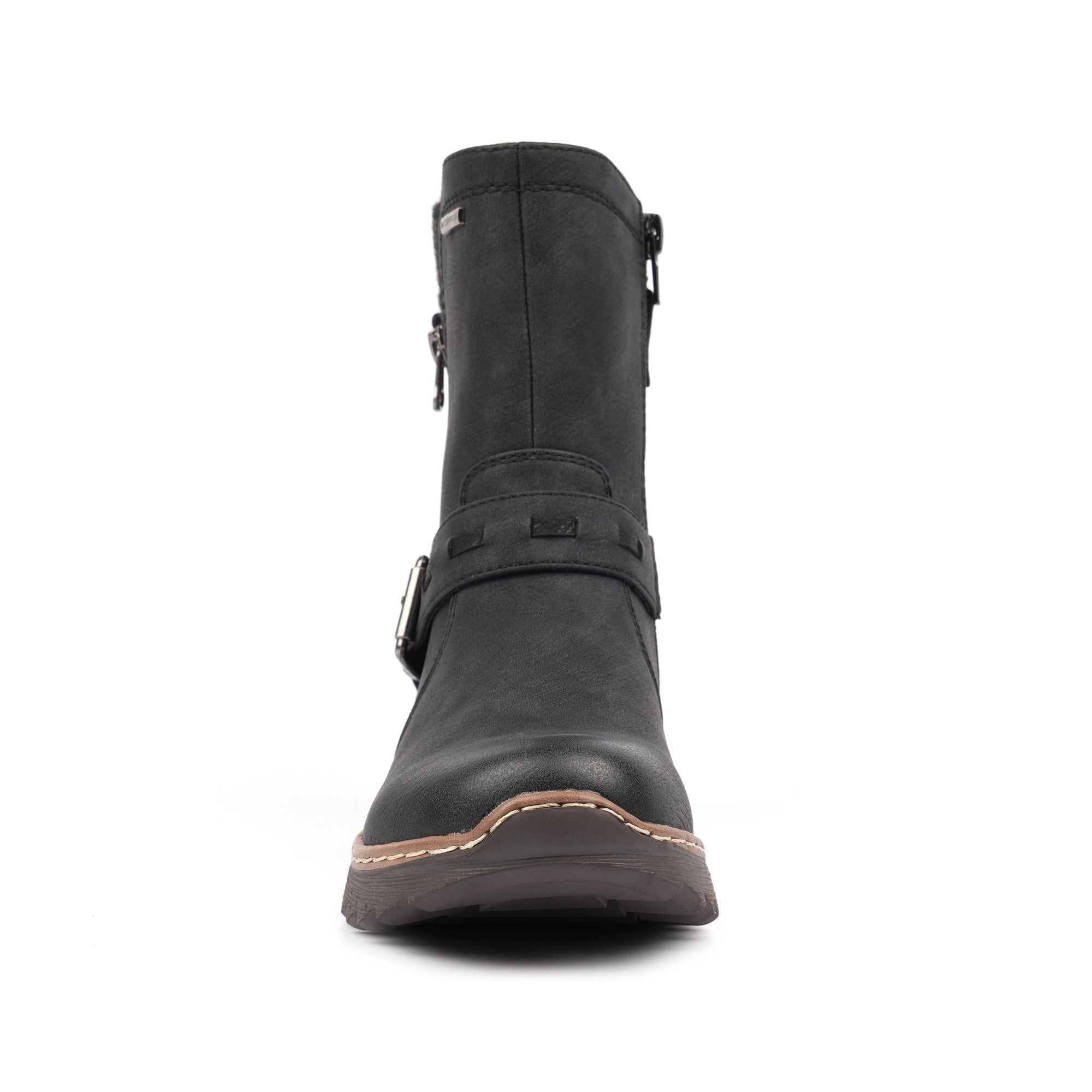 Lunar GLR131 Haley Ladies Black Waterproof Side Zip Ankle Boots, alternate product view 4.