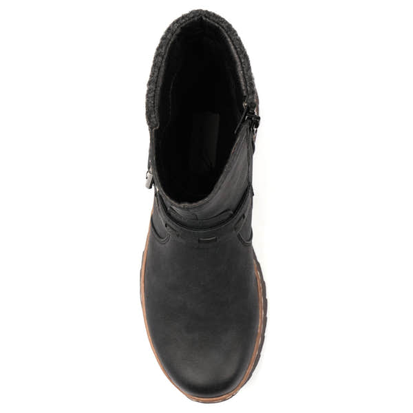Lunar GLR131 Haley Ladies Black Waterproof Side Zip Ankle Boots, alternate product view 6.