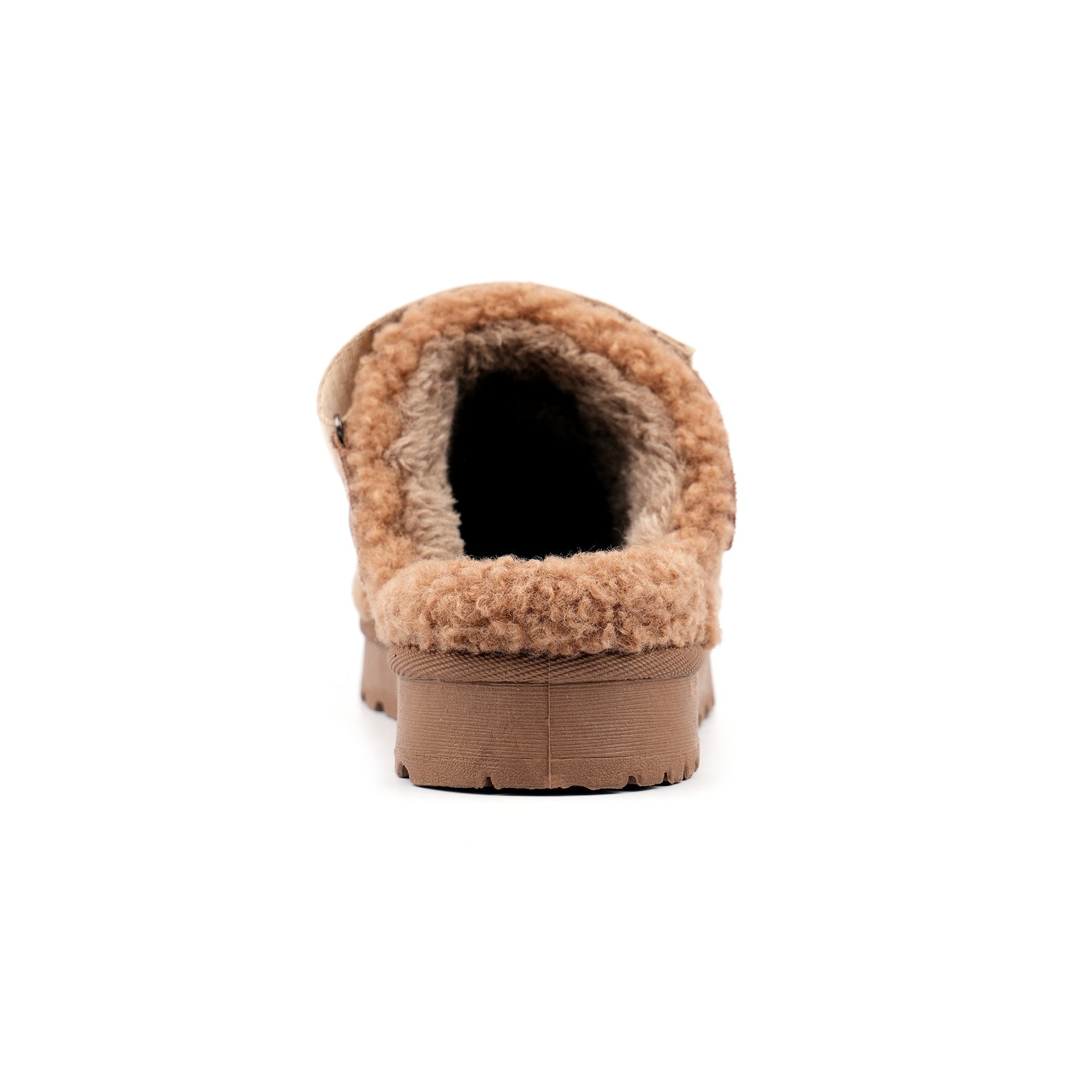 Lunar KLZ002 Naples Ladies Mink Textile Mule Slippers, alternate product view 6.