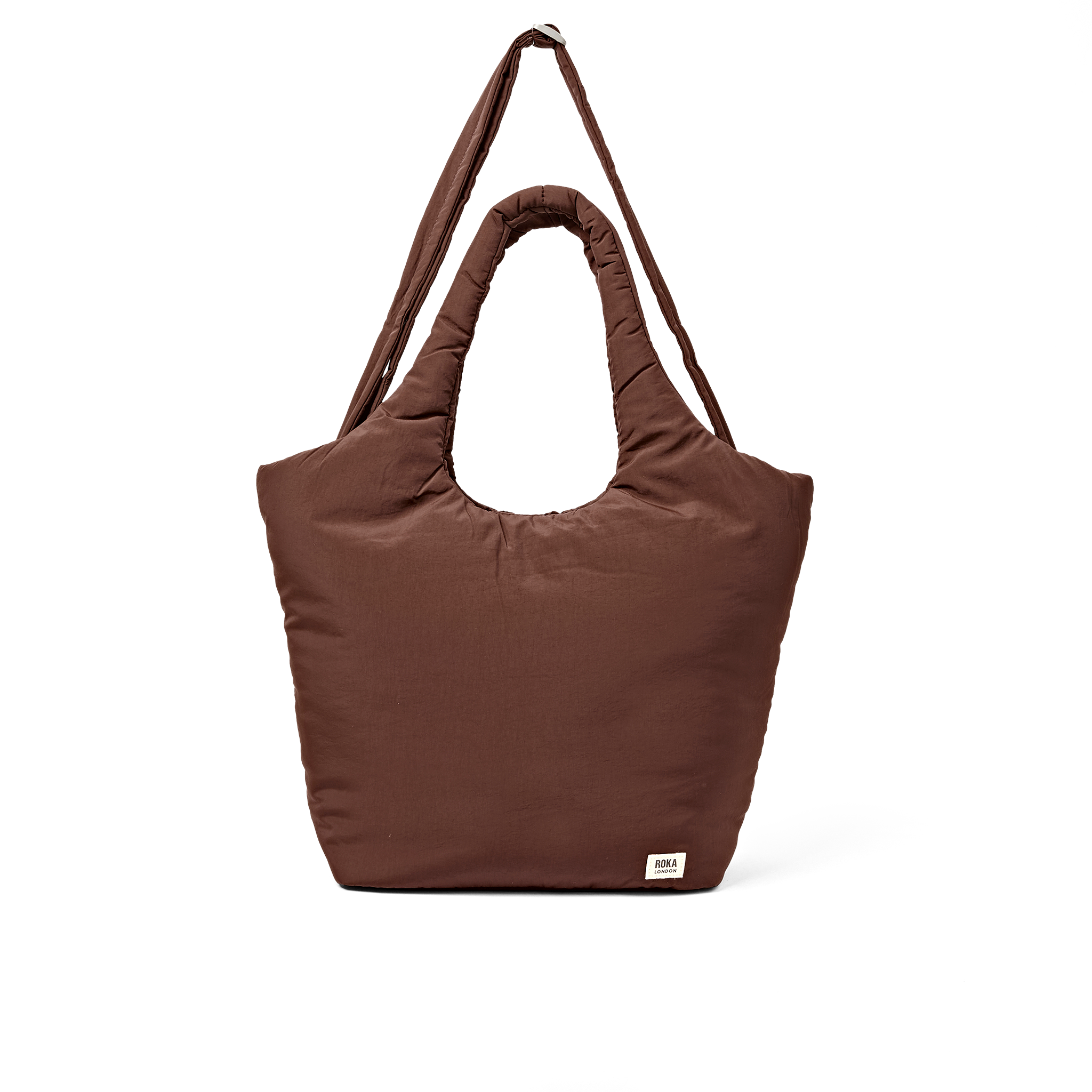 Roka Oxford Chocolate Medium Shoulder Bag, front view (2)