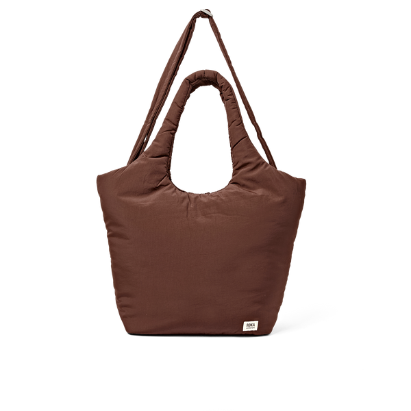 Roka Oxford Chocolate Medium Shoulder Bag, front view (2)