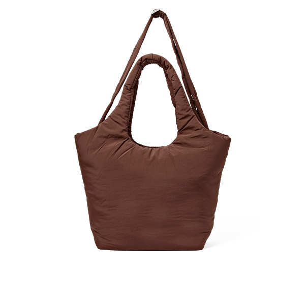 Roka Oxford Chocolate Medium Shoulder Bag, back view (3)