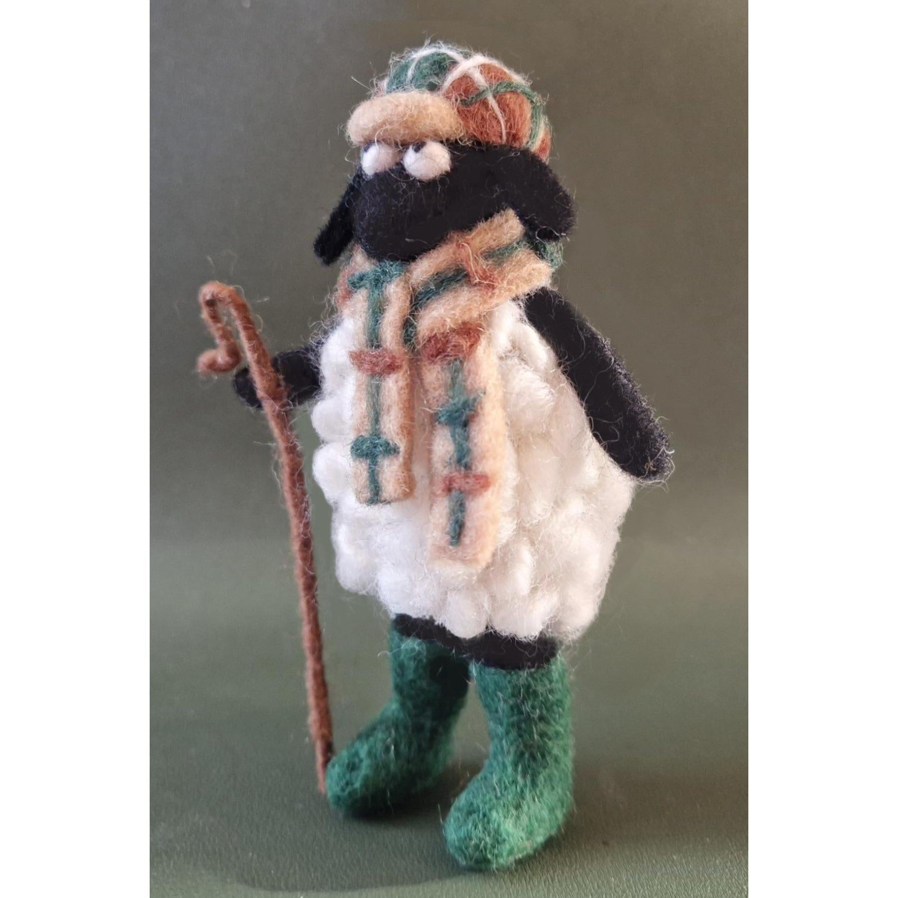Pachamama Flat Cap Stanley, felt animal decoration; product view 7.