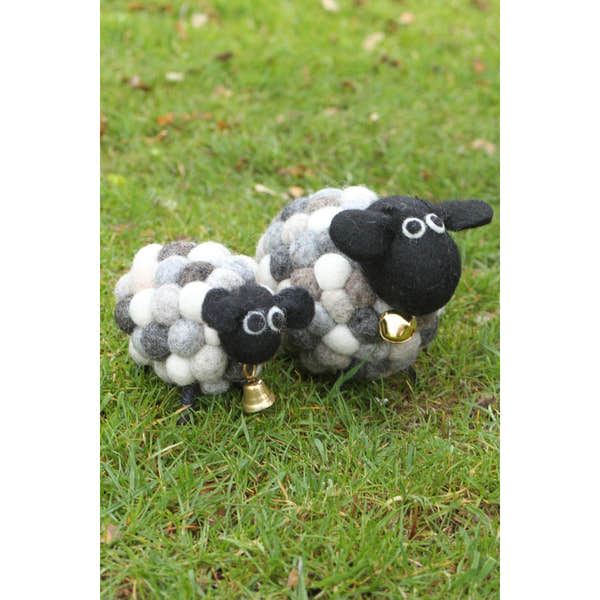 Pachamama Helen The Herdi Sheep, felt animal decoration; product view 3.