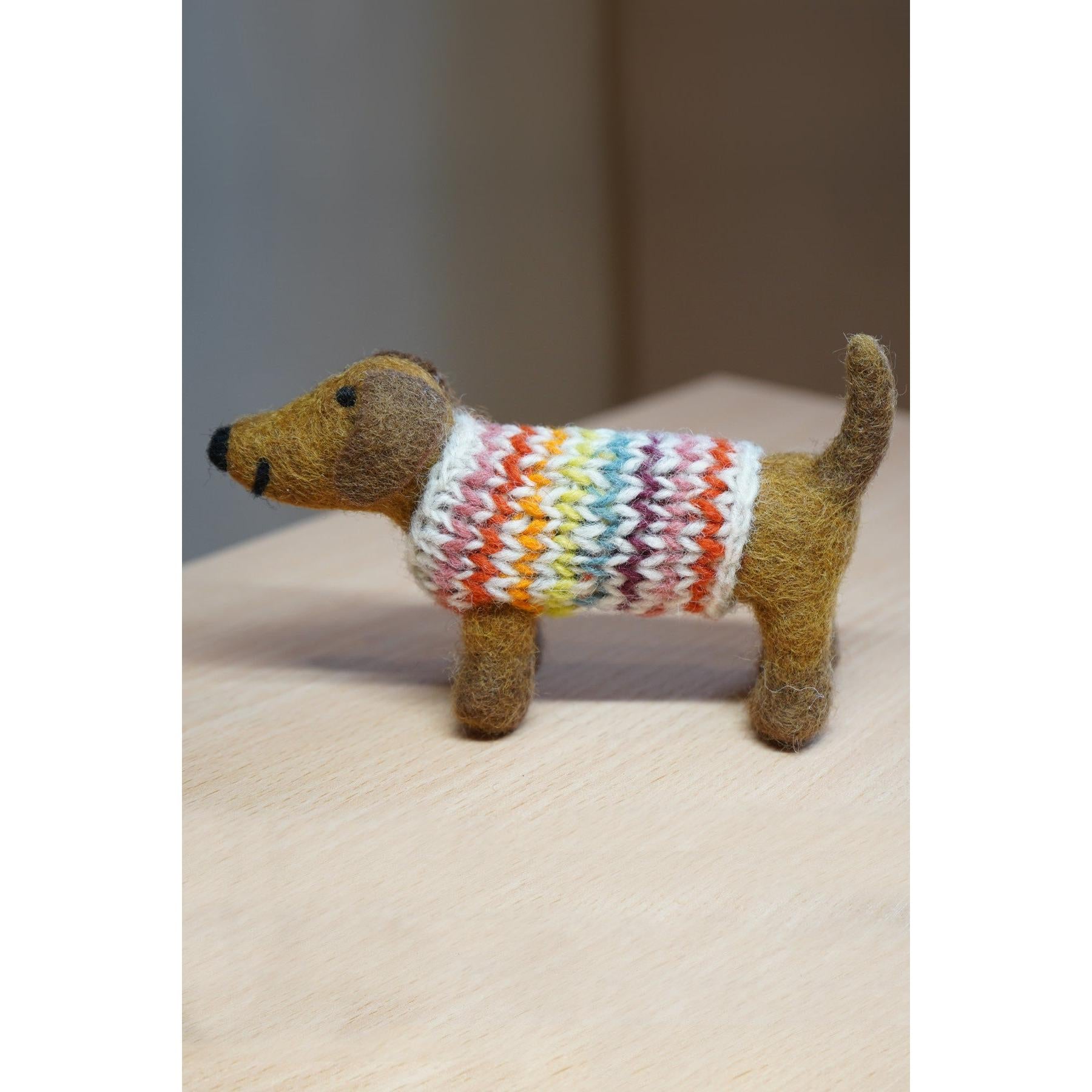 Pachamama Hoxton Harry The Dachshund, felt animal decoration; product view 4.