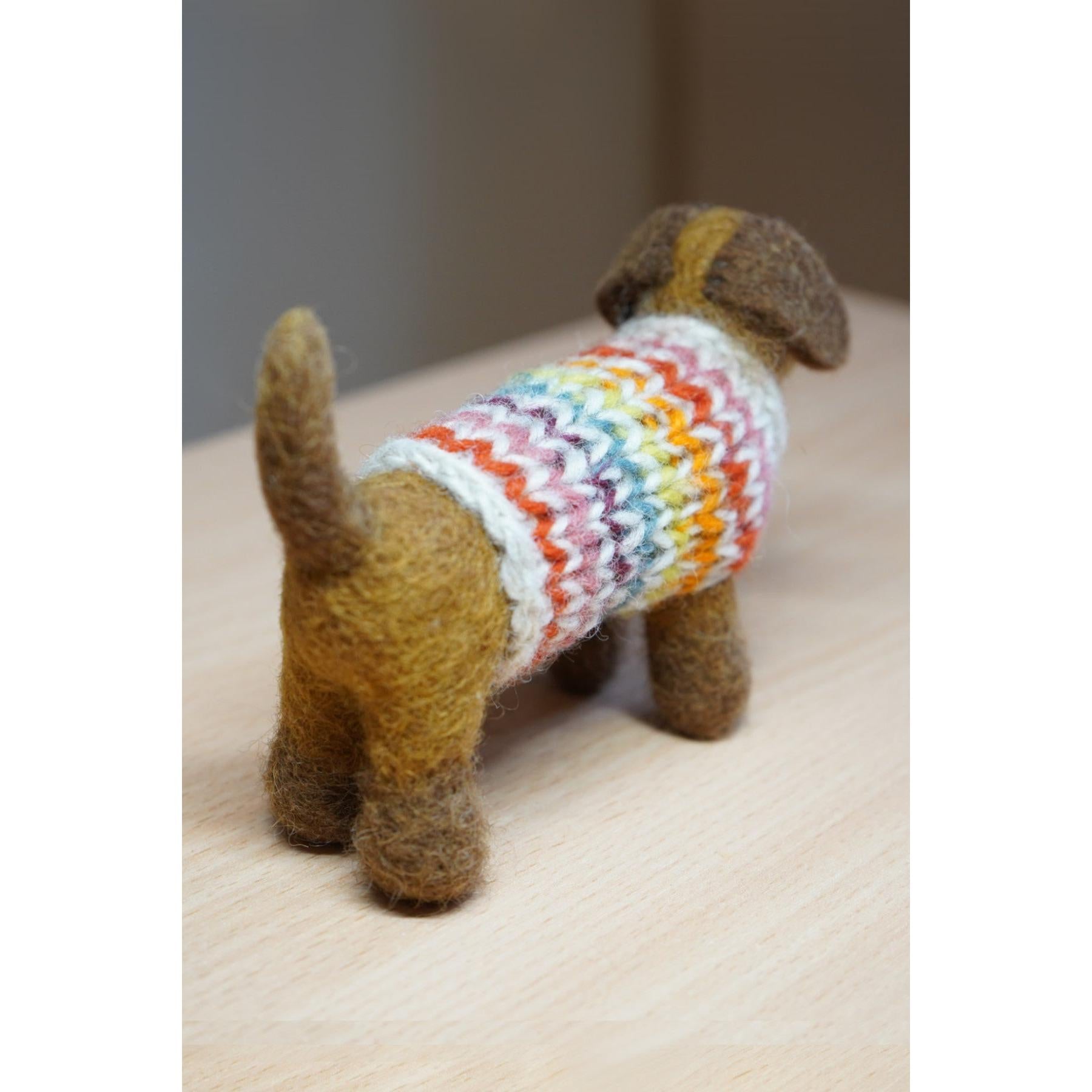 Pachamama Hoxton Harry The Dachshund, felt animal decoration; product view 7.