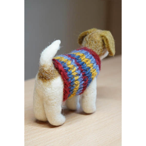 Pachamama Jack In A Jumper, felt animal decoration; product view 7.