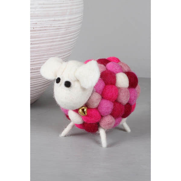 Pachamama Romeo The Romantic Sheep, felt animal decoration; product view 2.