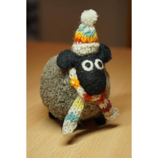 Pachamama Stuart The Lakeland Sheep, felt animal decoration; product view 2.