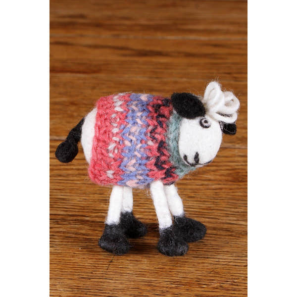 Pachamama Tank Top Tracey, felt animal decoration; product view 3.