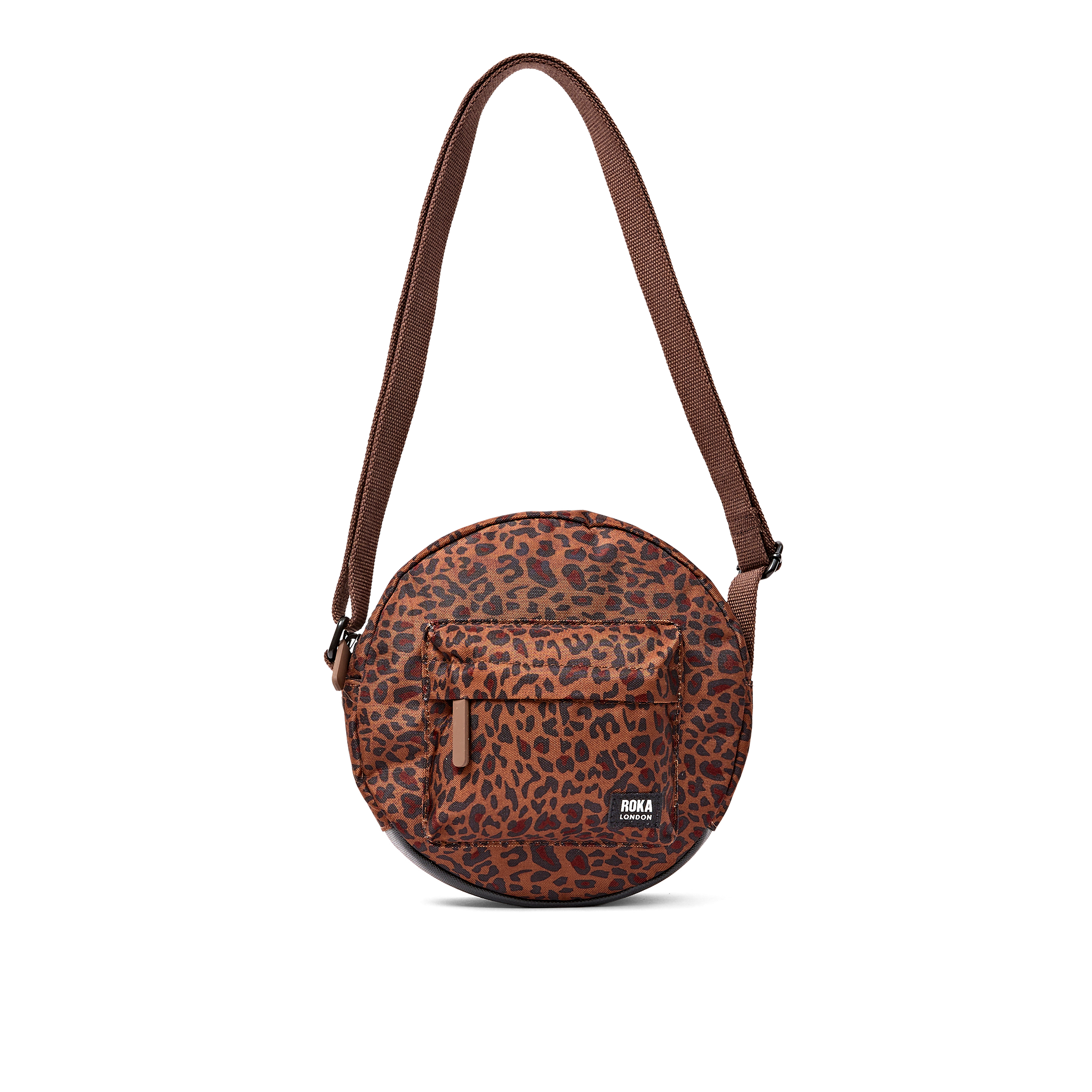 Roka Paddington Mini Leopard Small Crossbody Bag, front view (2)