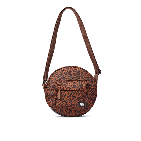 Roka Paddington Mini Leopard Small Crossbody Bag, front view (2)