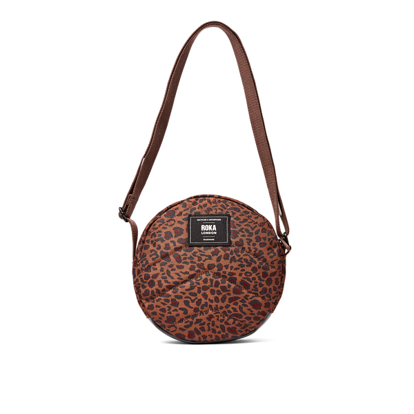 Roka Paddington Mini Leopard Small Crossbody Bag, back view (3)