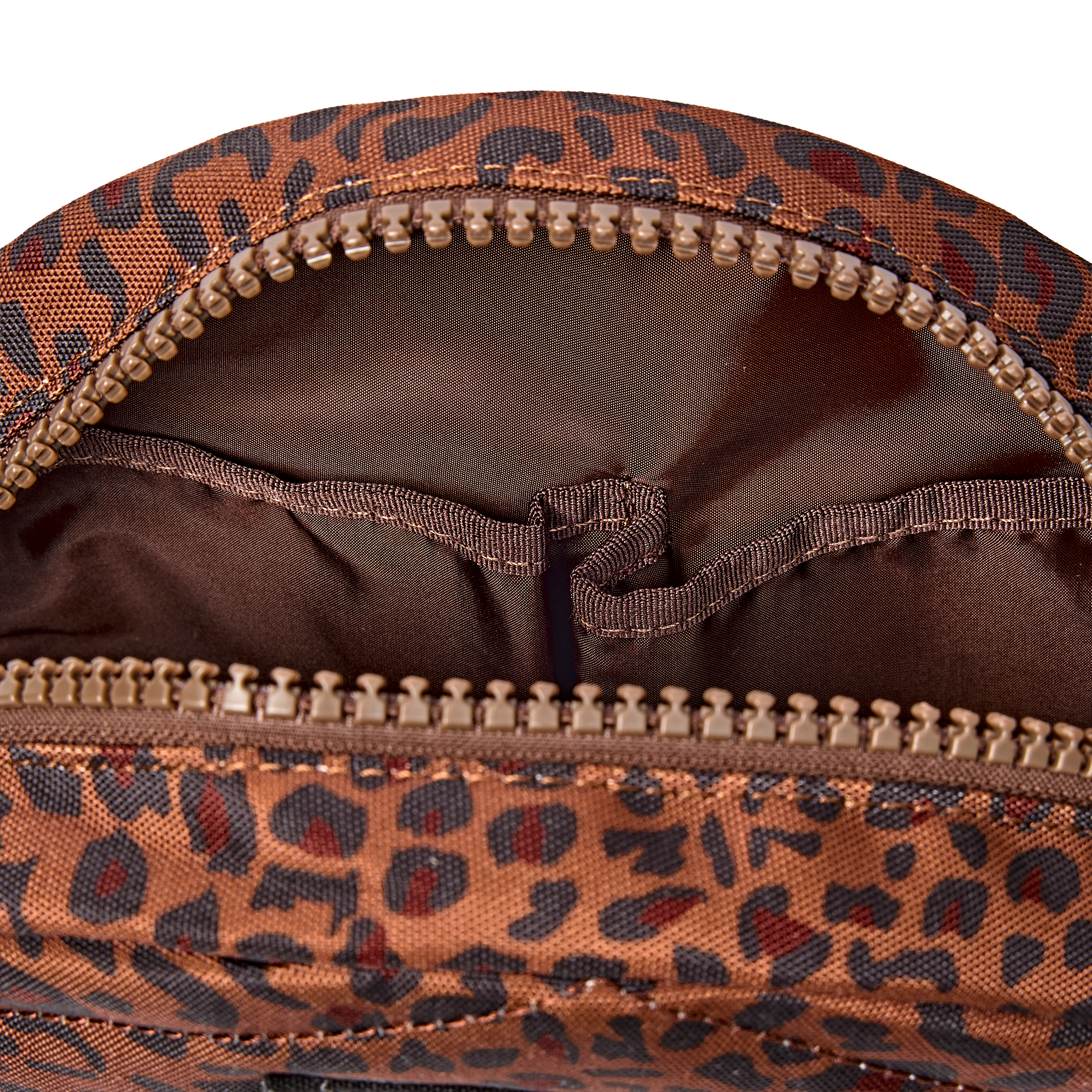 Roka Paddington Mini Leopard Small Crossbody Bag, interior pocket (4)