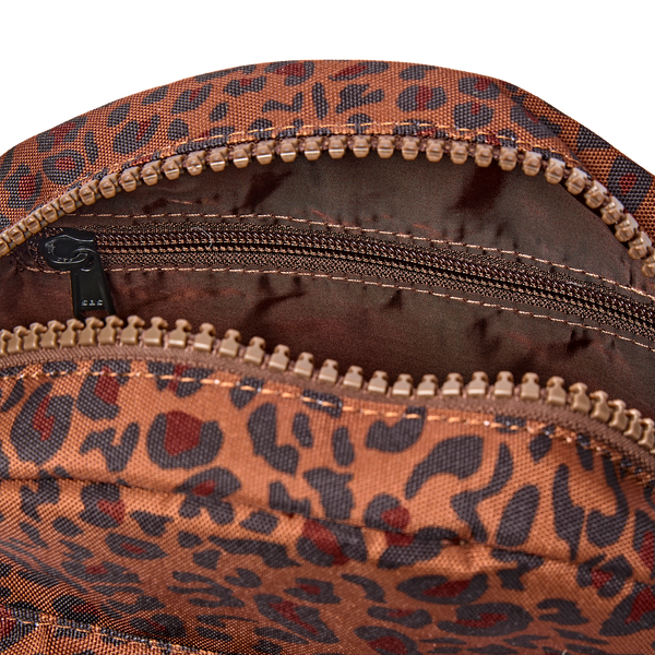 Roka Paddington Mini Leopard Small Crossbody Bag, interior and padded sleeve (5)
