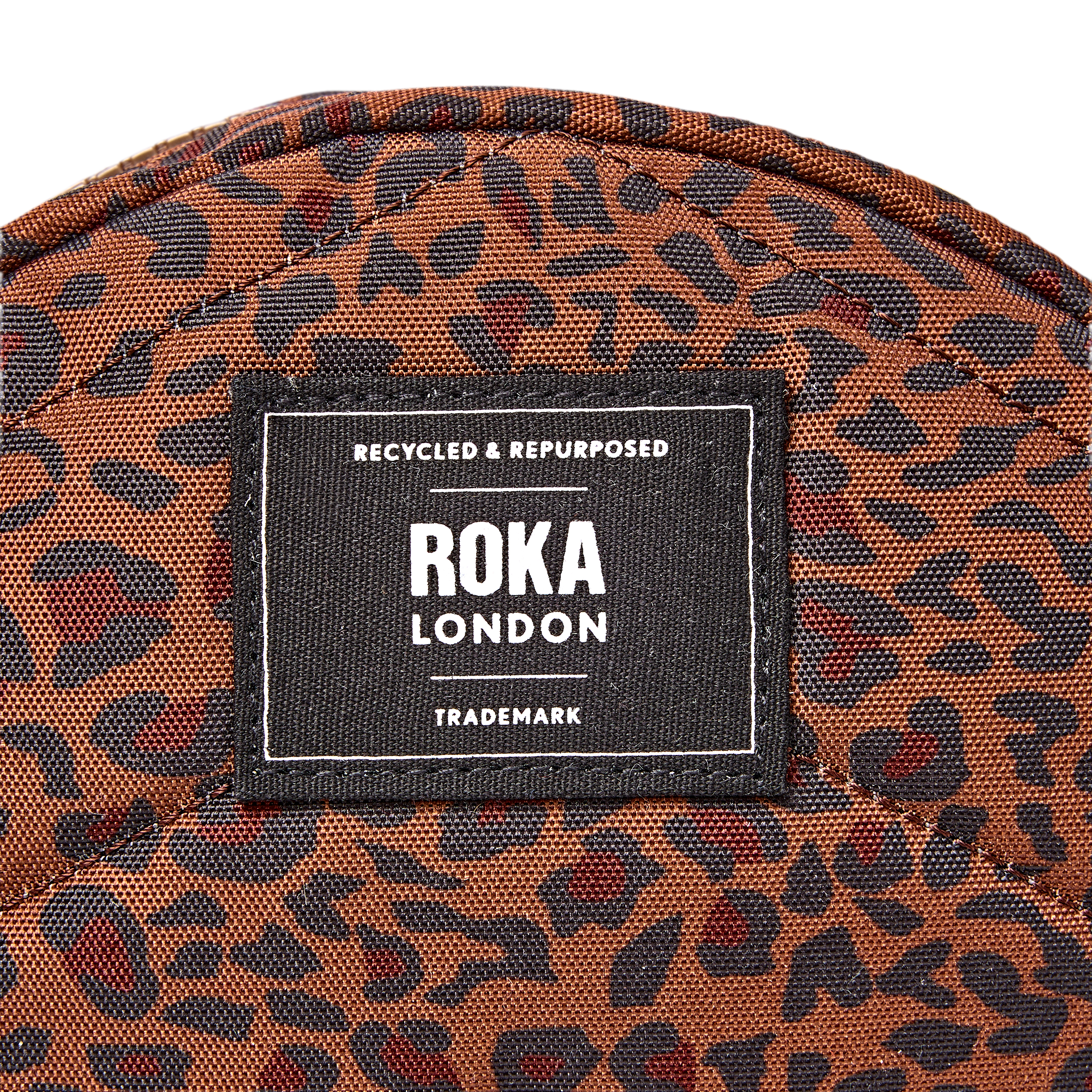 Roka Paddington Mini Leopard Small Crossbody Bag, logo detail (8)