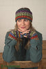 Pachamama Elveden Handwarmer, with colourful Fair Isle bands; product video.