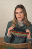 Pachamama Elveden Headband, with colourful Fair Isle bands; product video 2.