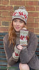 Pachamama Squirrel Bobble Beanie, with contrasting squirrel motifs; product video.