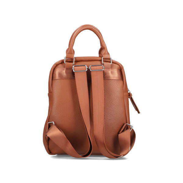 Rieker H1050-22 Tan Backpack, outer side view.
